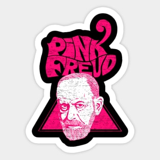 Pink Freud Old Sticker